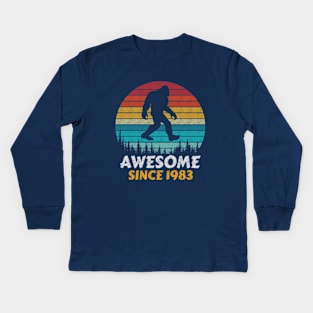 Awesome Since 1983 Kids Long Sleeve T-Shirt